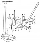 Bosch 0 603 040 303 Mbs 200 Drill Stand / Eu Spare Parts